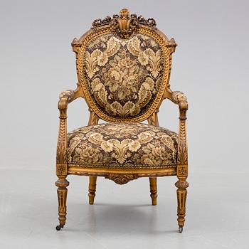 KARMSTOL. Louis XVI-stil. 1900-talets första hälft.