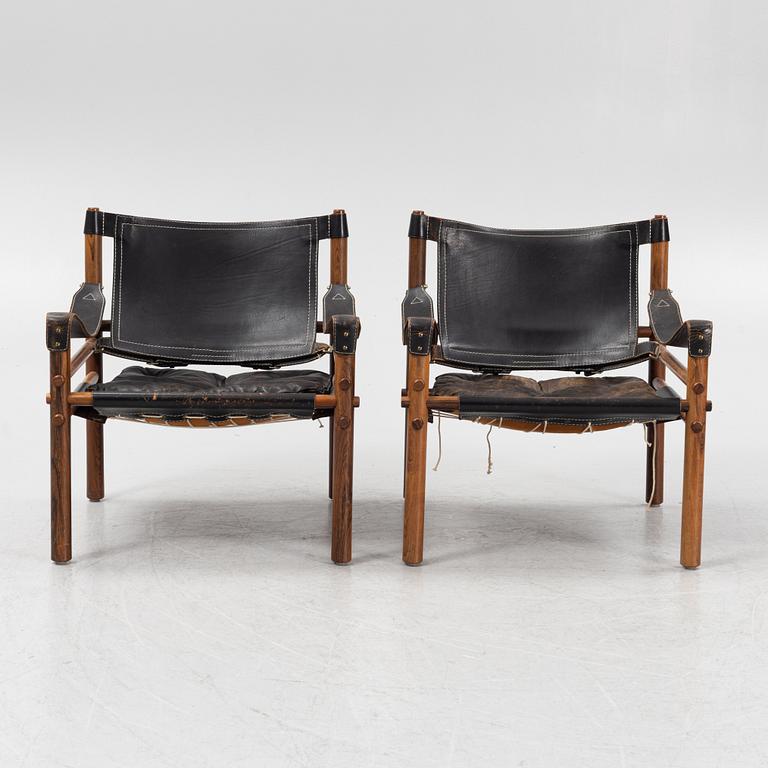 Arne Norell, a pair of 'Sirocco' easy chairs, Norell möbel AB, 1960-70s.