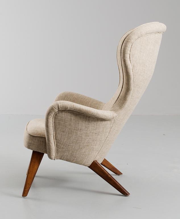 A Carl-Gustav Hiort af Ornäs easy chair, Gösta Westerberg AB, Stockholm 1950's.