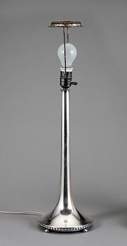 BORDSLAMPA, silver. CG Hallberg, Stockholm 1929.