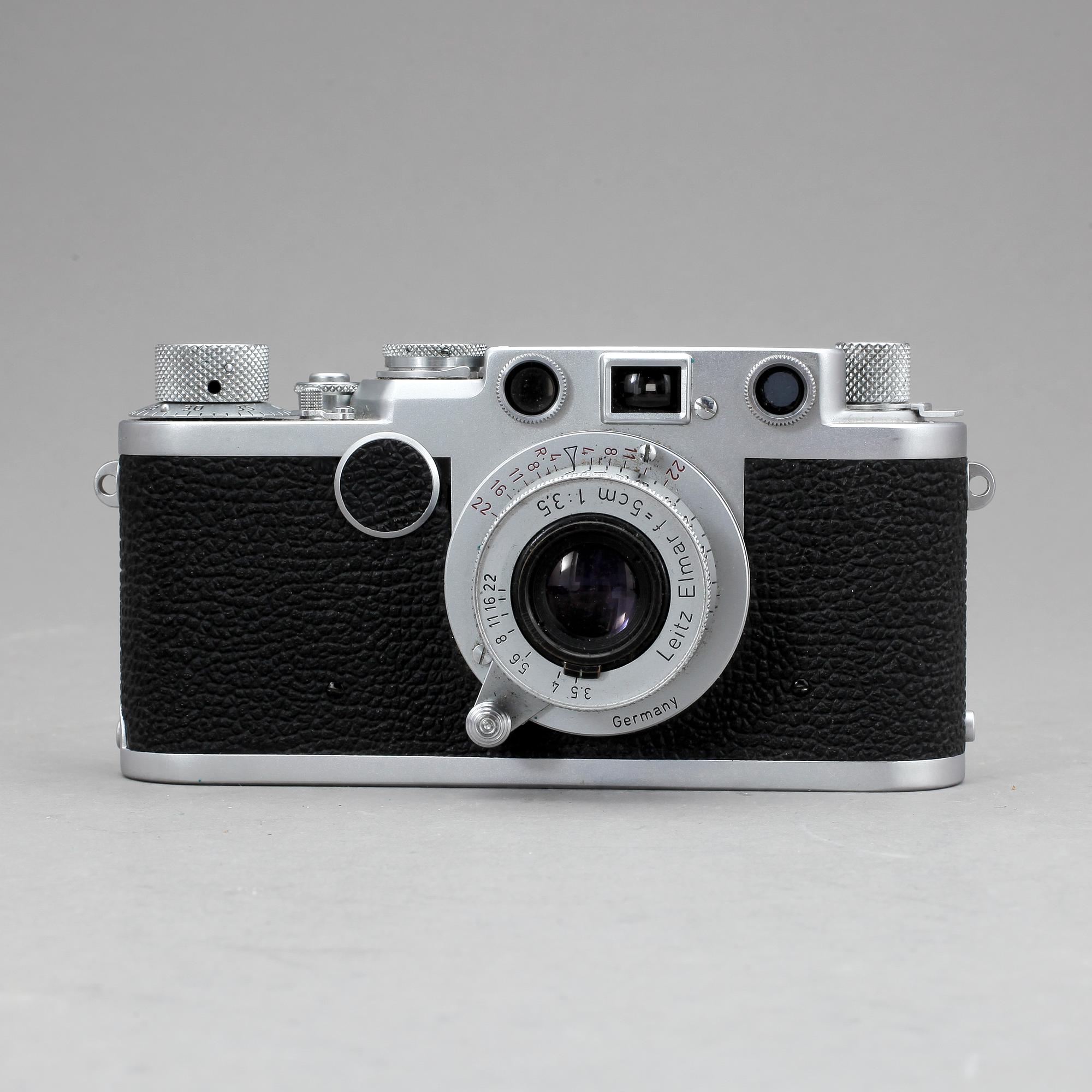KAMERA. Leica IIf, nr. 677244, Wetzlar, Tyskland, 1954.