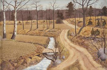 822. Oskar Bergman, "Vår vid Erstavik".