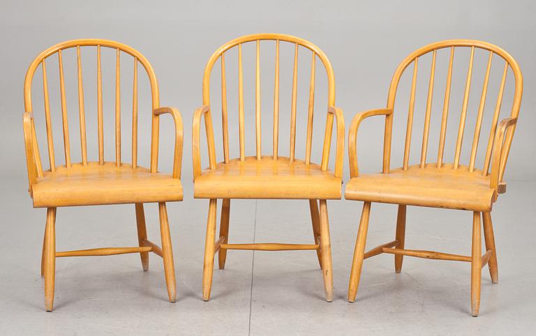 KARMSTOLAR, 3 st, 1900-talets andra hälft.