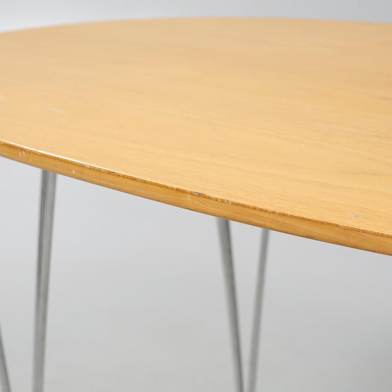 A Bruno Mathsson & Piet Hein 'Superellips' table, Mathsson International.