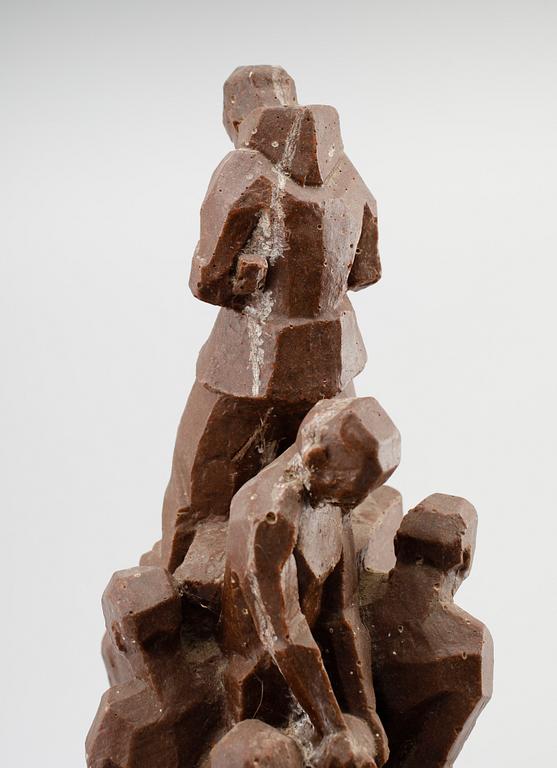 ERIC STÅHL, skulptur "Trappan", marmorit.