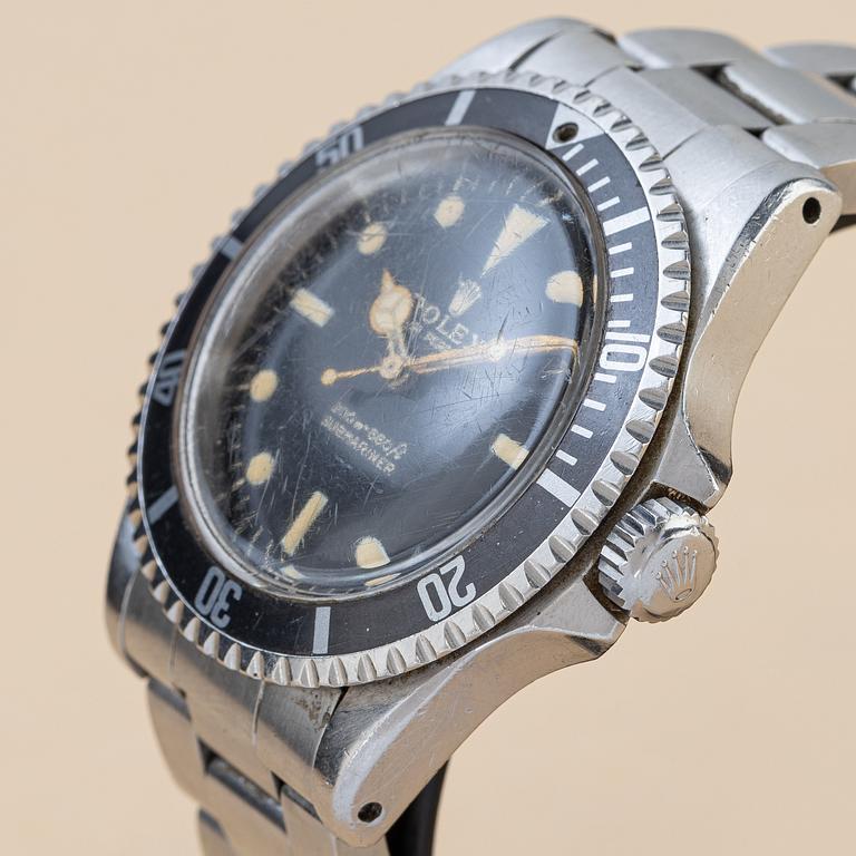 Rolex, Submariner, "Underline, Gilt, Swiss only, Pointed crown guards", "Proveniens Rodriquez Messina", ca 1963.