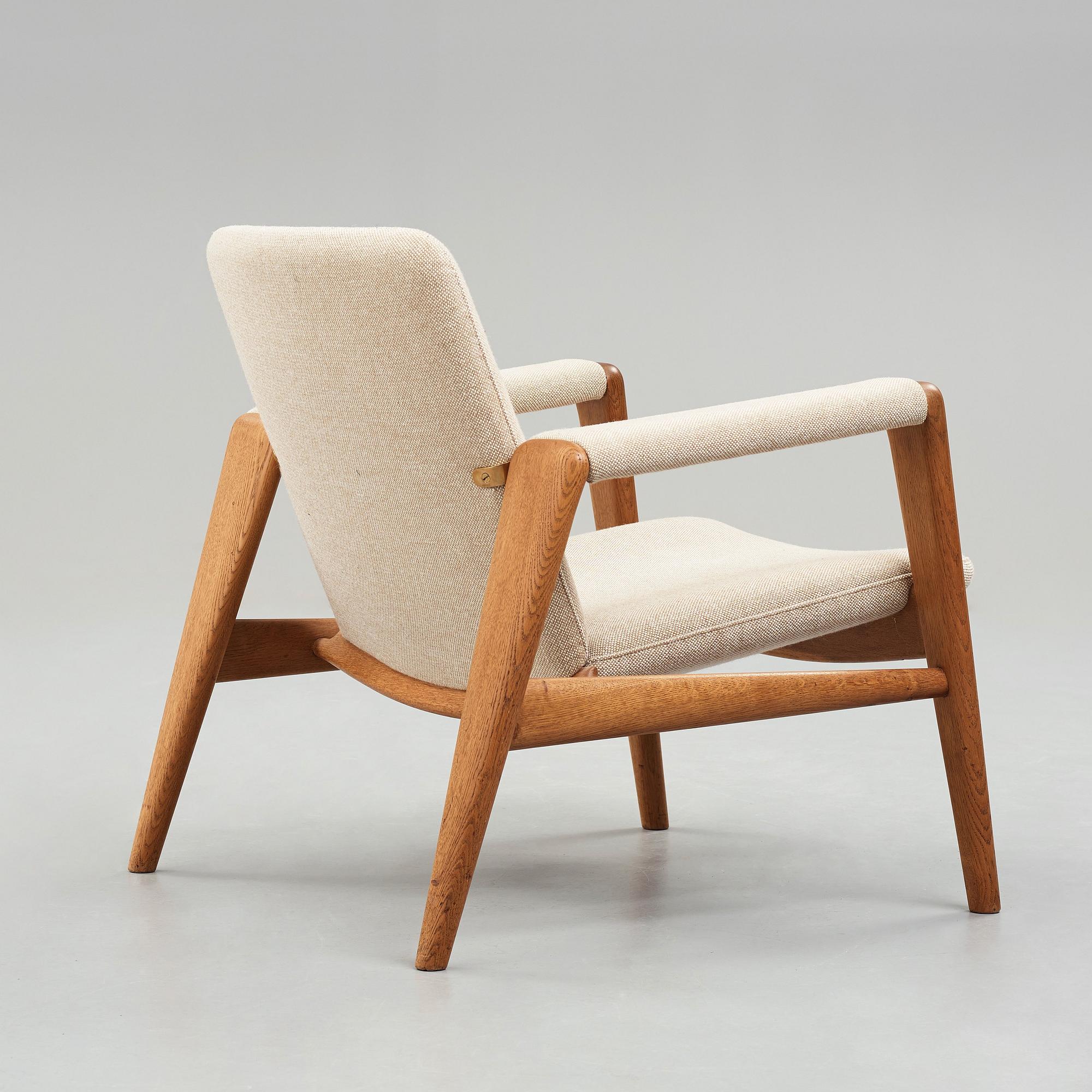 HANS J WEGNER, "The Buck Chair", "JH523", Johannes Hansen, Denmark 1950's.