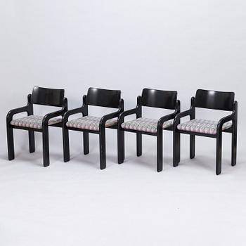 EERO AARNIO, A dinner table and four chairs "Flamingo" for Asko.
