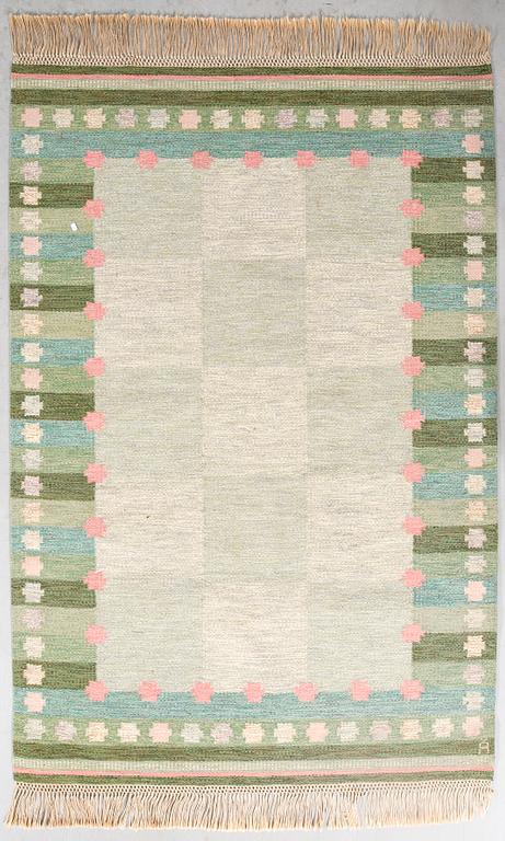 Anna-Johanna Ångström, matta rölakan signerad ca 234x168 cm.