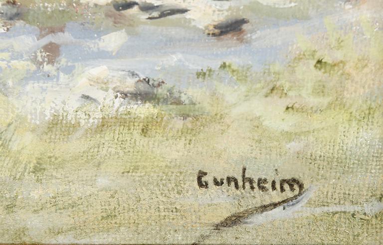 GUNHEIM TORSTENSEN, olja på duk, sign.