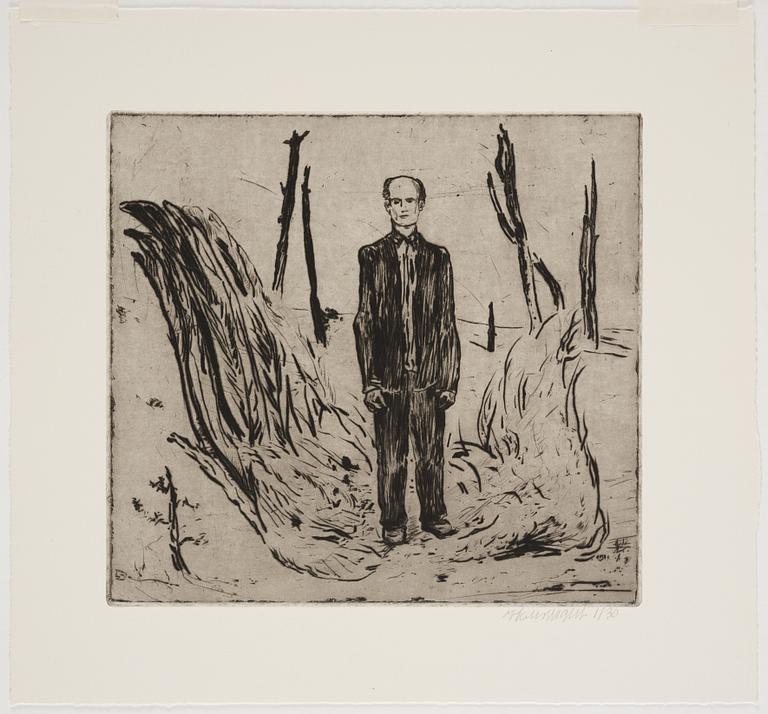 Hans Wigert, Man by the road.