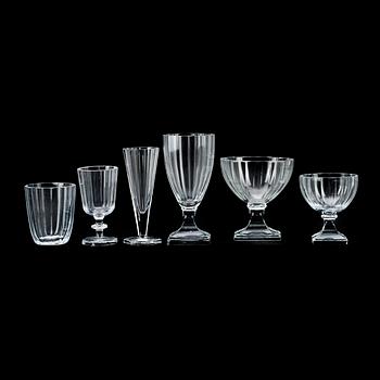SERVIS, 85 delar, glas, tidigt 1900-tal.