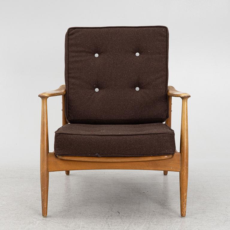 Arne Vodder, a 'FD 161' armchair, France & Son, Denmark, 1950's.