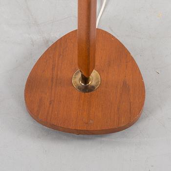 A TEAK FLOOR LAMP, 1960's.