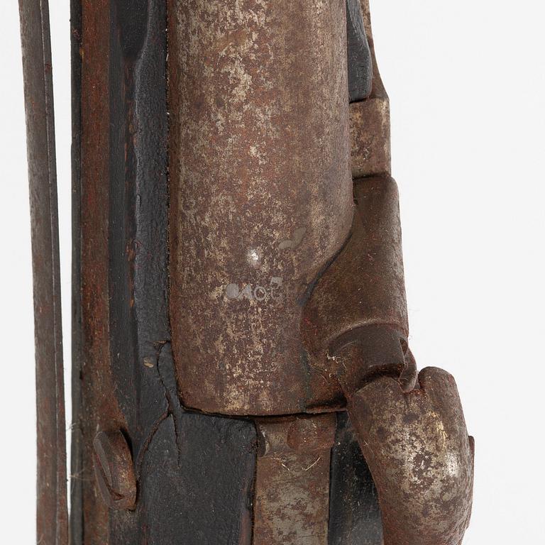 Percussion lock pistol, Swedish, 1845 Navy pattern.