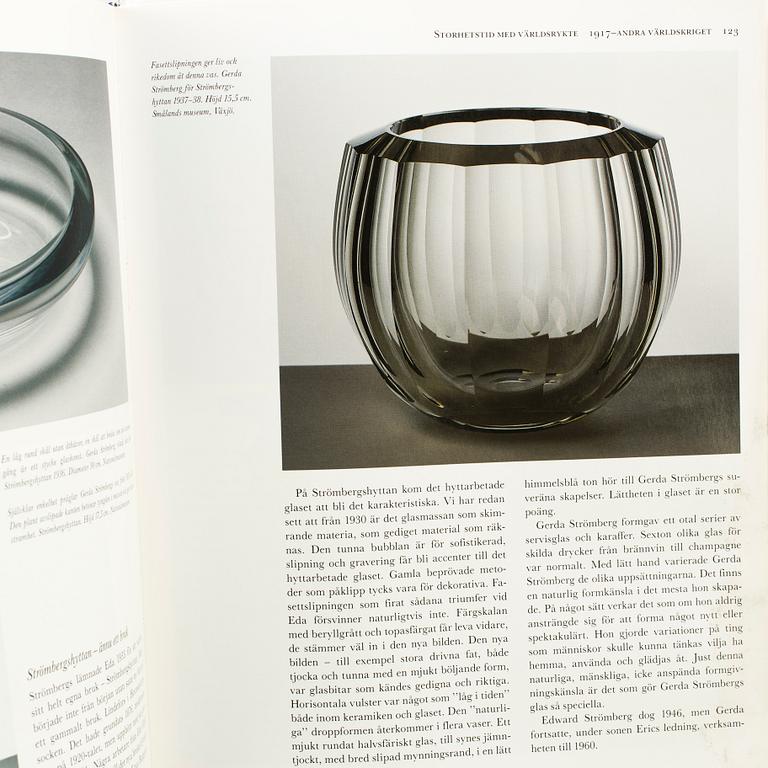a lot of books about swedish and norwegian glass, including "Svenskt glas", Jan Brunius, Elisa Steeberg, 1995.