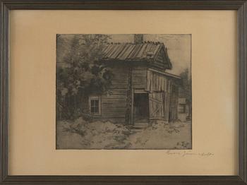 Eero Järnefelt, "Vanha mökki".