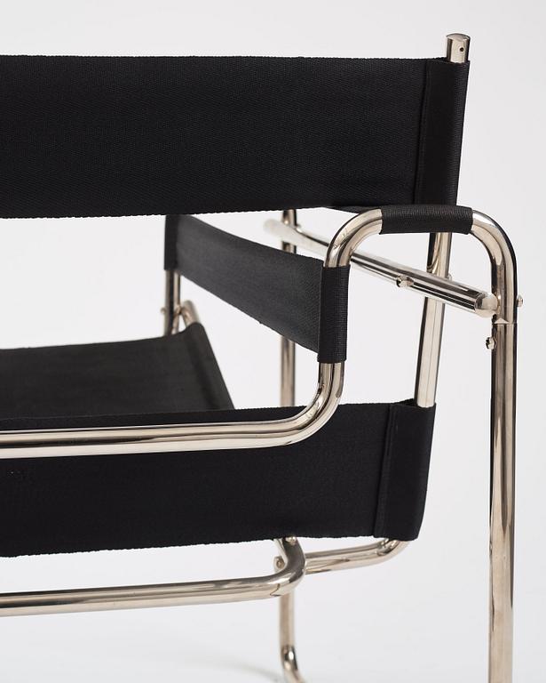 Marcel Breuer, a first edition "B3", easy chair, Standard Möbel, Germany ca 1926-1927.