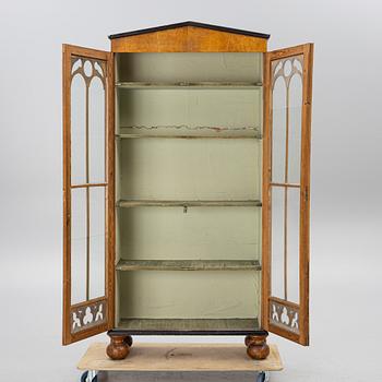 Empire, A Swedish Birch Book Cabinet, late Empire, 19th century.