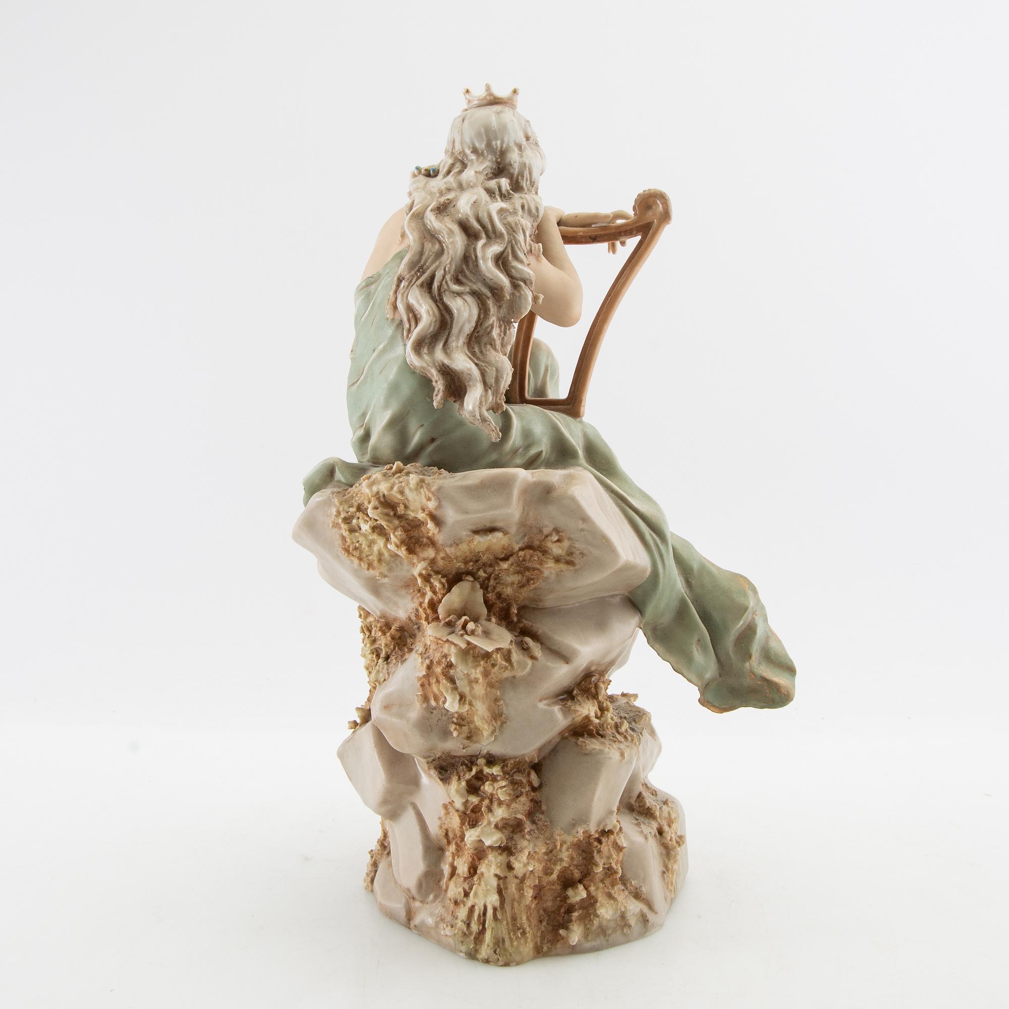 Figure Royal Dux Germany first half of the 20th century porcelain.