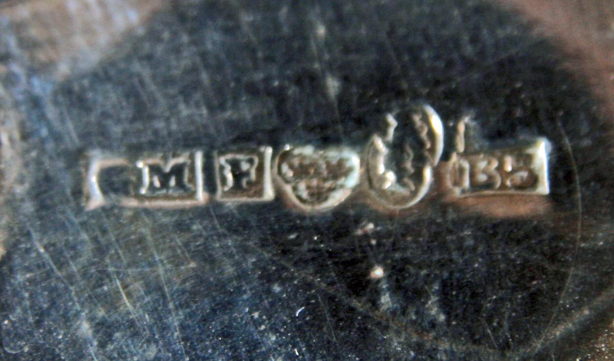UPPSATSSKÅL, silver, nyrokoko, Möllenborg Feron 1856, vikt 1180g.