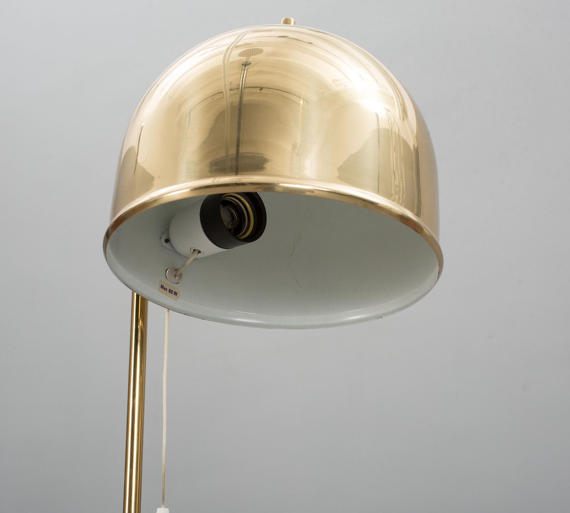 GOLVLAMPA, Bergboms, 1900-talets andra hälft.