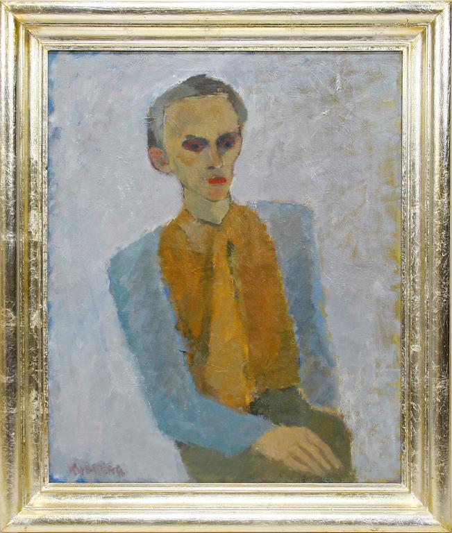 GUSTAV RUDBERG, olja på duk. Sign.