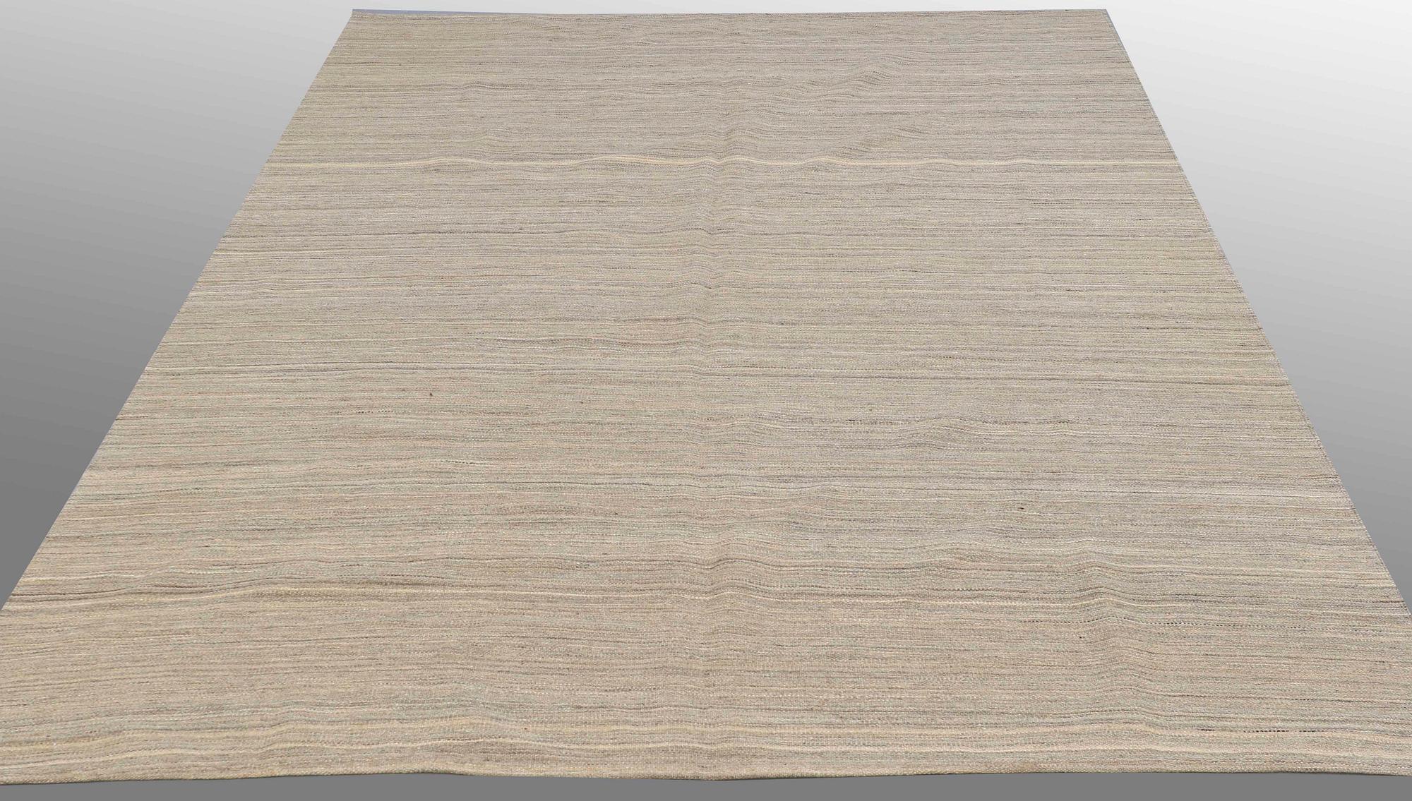 A CARPET, flat weave, around 276 x 205 cm.