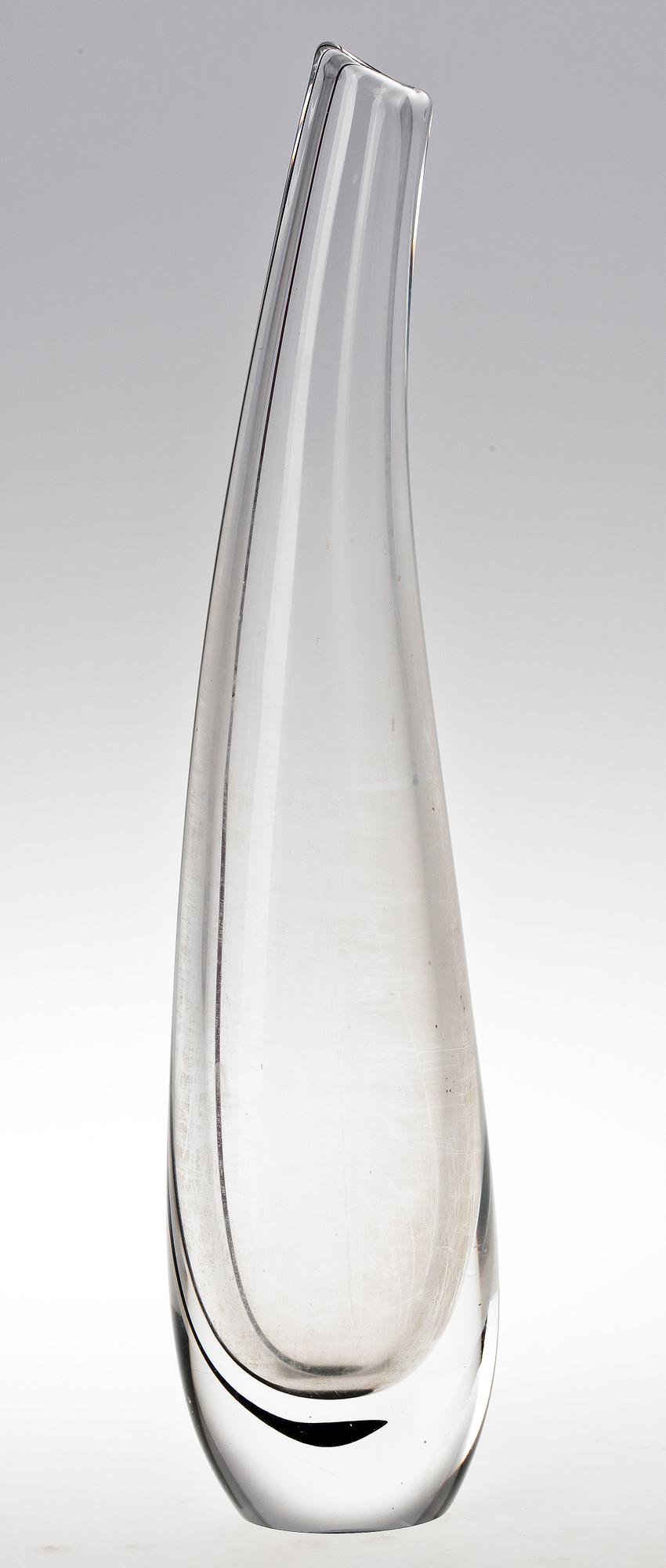 VAS, glas, Vicke Lindstrand, Kosta, sign.