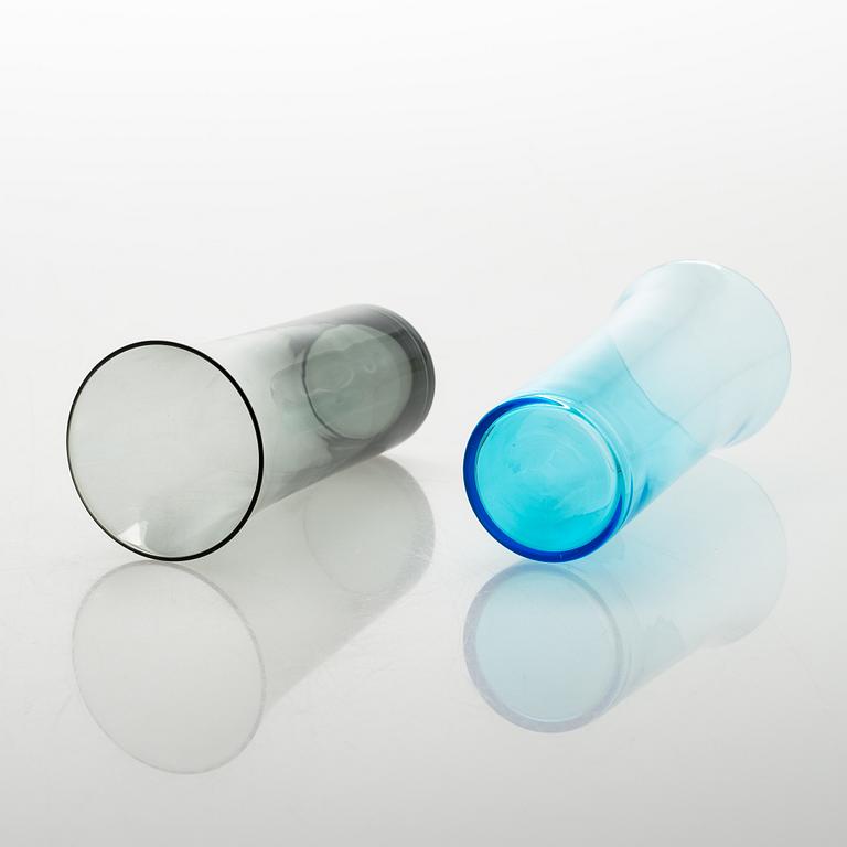 Kaj Franck, juomalaseja, 13 kpl, 1725, "Trumpetti",  Nuutajärvi Notsjö, Suomi. 1958-63.