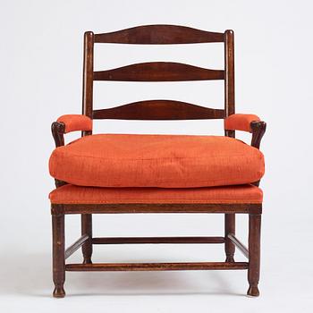 A Gustavian "Gripsholm" armchair, second part of the 18th century.