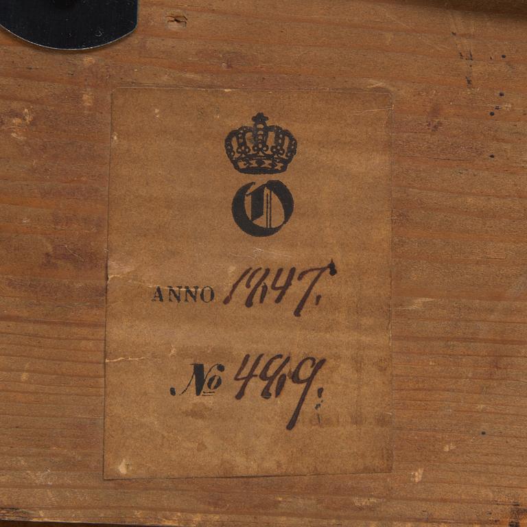 JOHAN CHRISTIAN BERGER, olja på duk, signerad JB och daterad 1842.