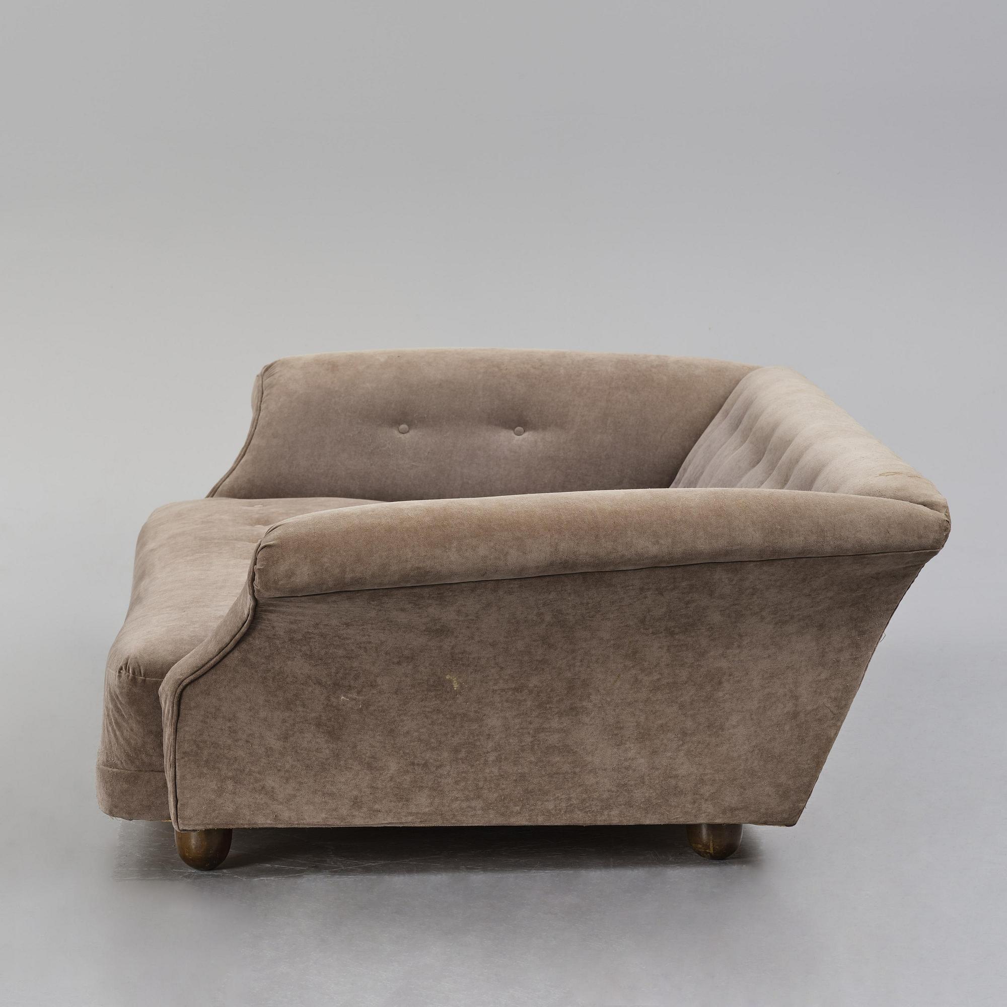 Josef Frank, soffa, "Liljevalchssoffan", Firma Svenskt Tenn, sannolikt 1940-tal.