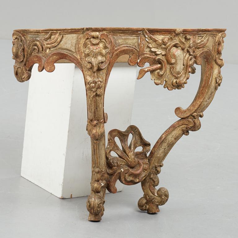 A Rococo 18th century console table.