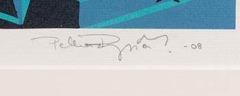 PEKKA RYYNÄNEN, serigrafia, signeerattu ja päivätty -08, numeroitu 80/100.