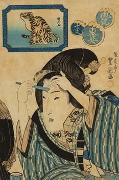 Utagawa Toyoshige Toyokuni II,.
