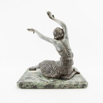 Decorative sculpture Sitting woman first half of the 20th century.