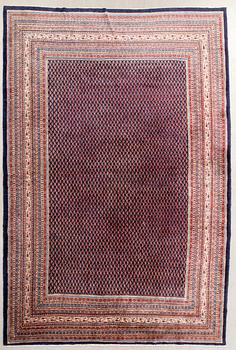 Oriental rug, old, approx. 445x315 cm.