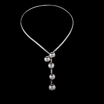 COLLIER, sterlingsilver, importstämplat. Vikt 36 g.