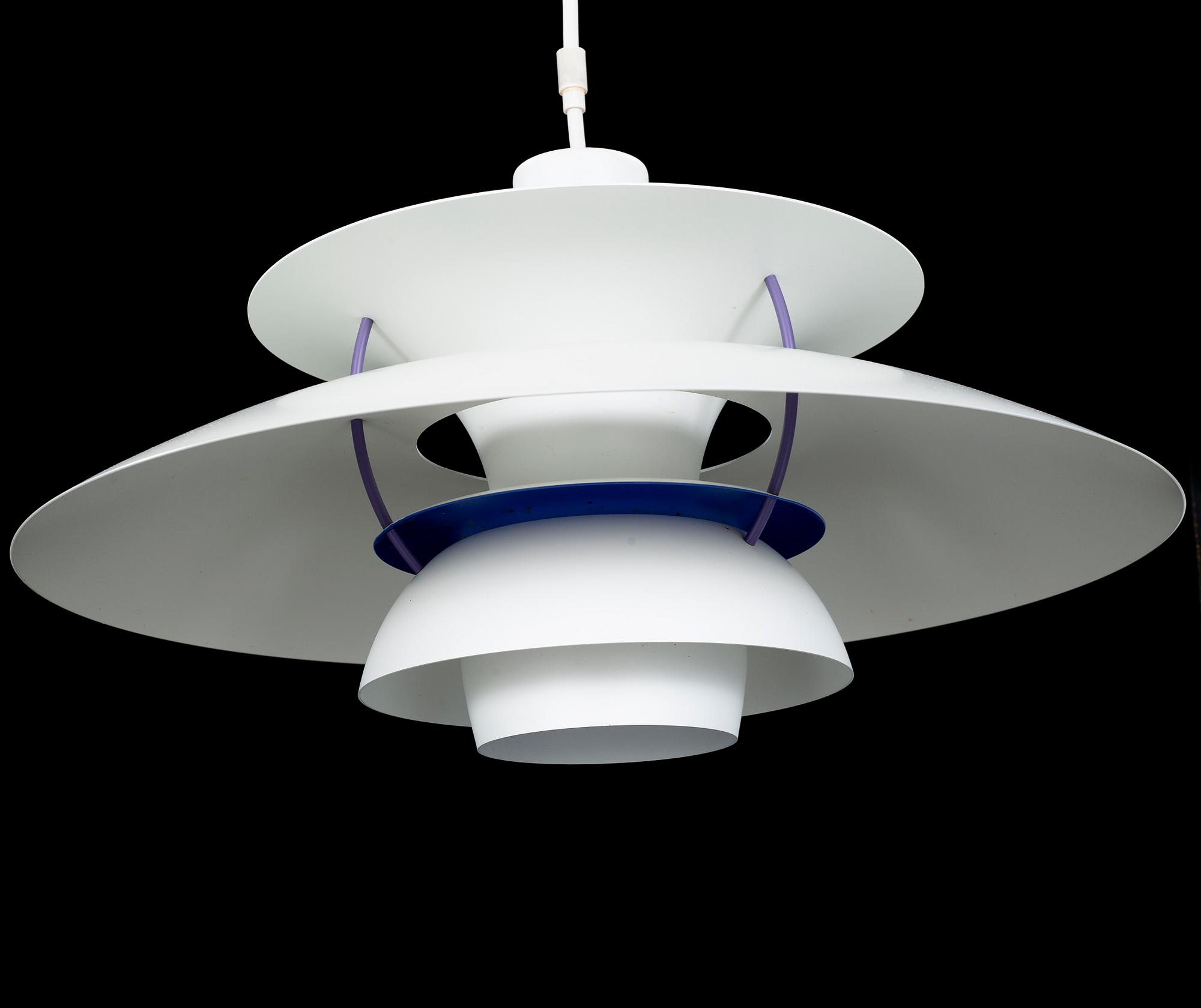 POUL HENNINGSEN, taklampor, ett par, "PH-5", Louis Poulsen, sent 1900-tal.