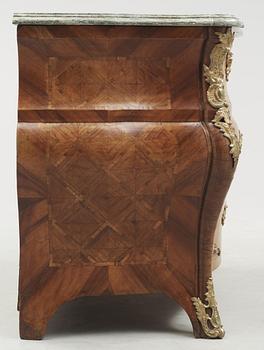 A Swedish Rococo commode dated 1762 by C. Linning, master 1744.