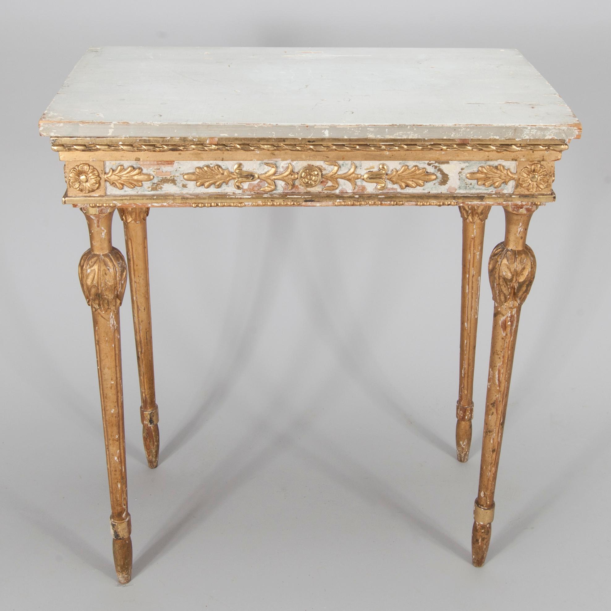 BORD / KONSOLBORD, sengustaviansk stil, sekelskiftet 1800/1900.