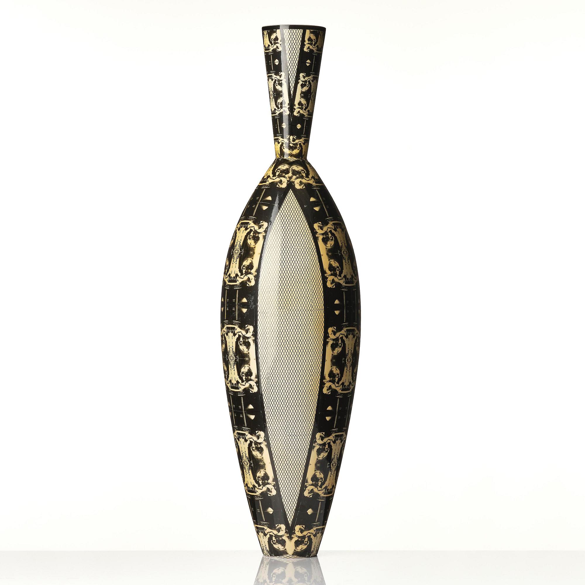 Åsa Lindström, a unique ceramic floor vase, Rörstrand, 1991.
