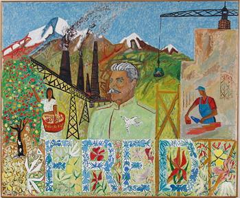 UNO VALLMAN, olja på duk, sign.