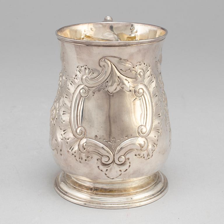 JOHN SWIFT, sejdel, silver, London 1752.