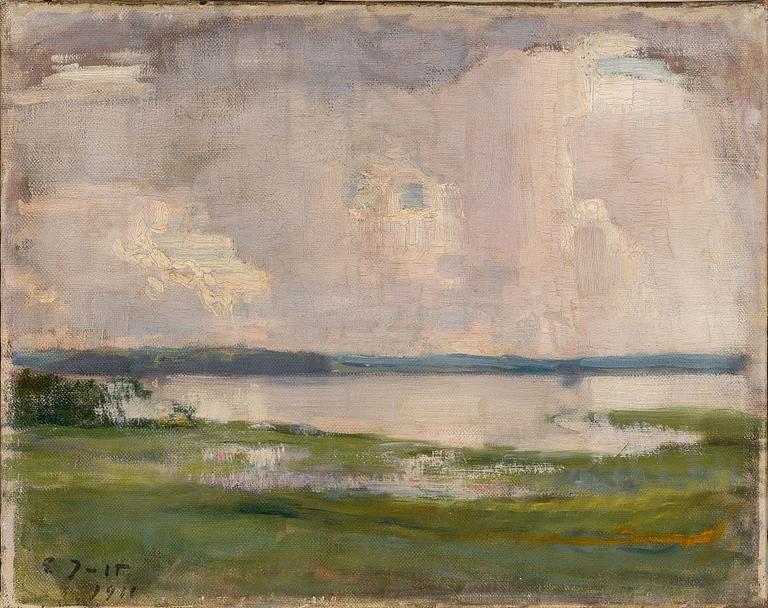 EERO JÄRNEFELT, LANDSCAPE FROM TUUSULANJÄRVI.