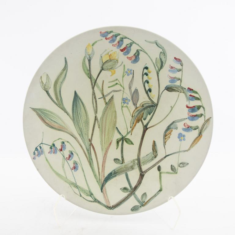 Carl-Harry Stålhane, vas samt skålfat Rörstrand 1900-talets mitt stengods.