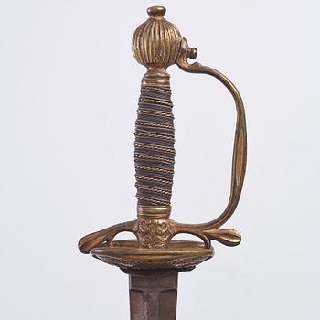 A Swedish infantry officer's sword from around the year 1800.