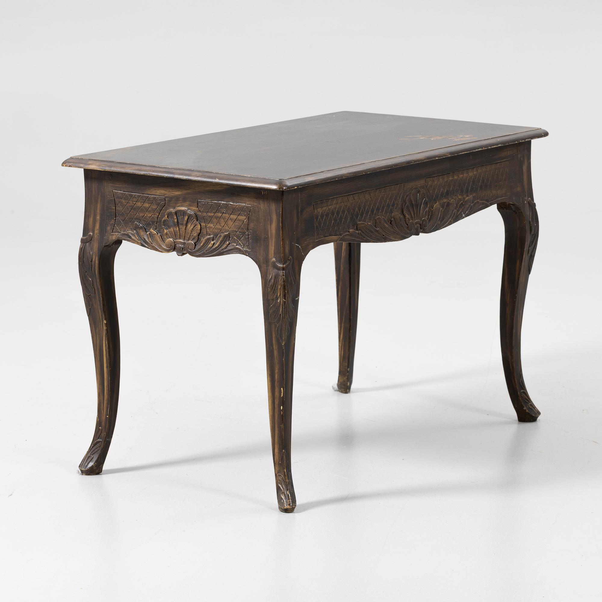 Table, Rococo style, 20th century.