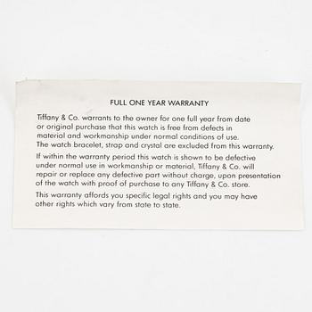 Tiffany & Co, wristwatch, 31 mm.